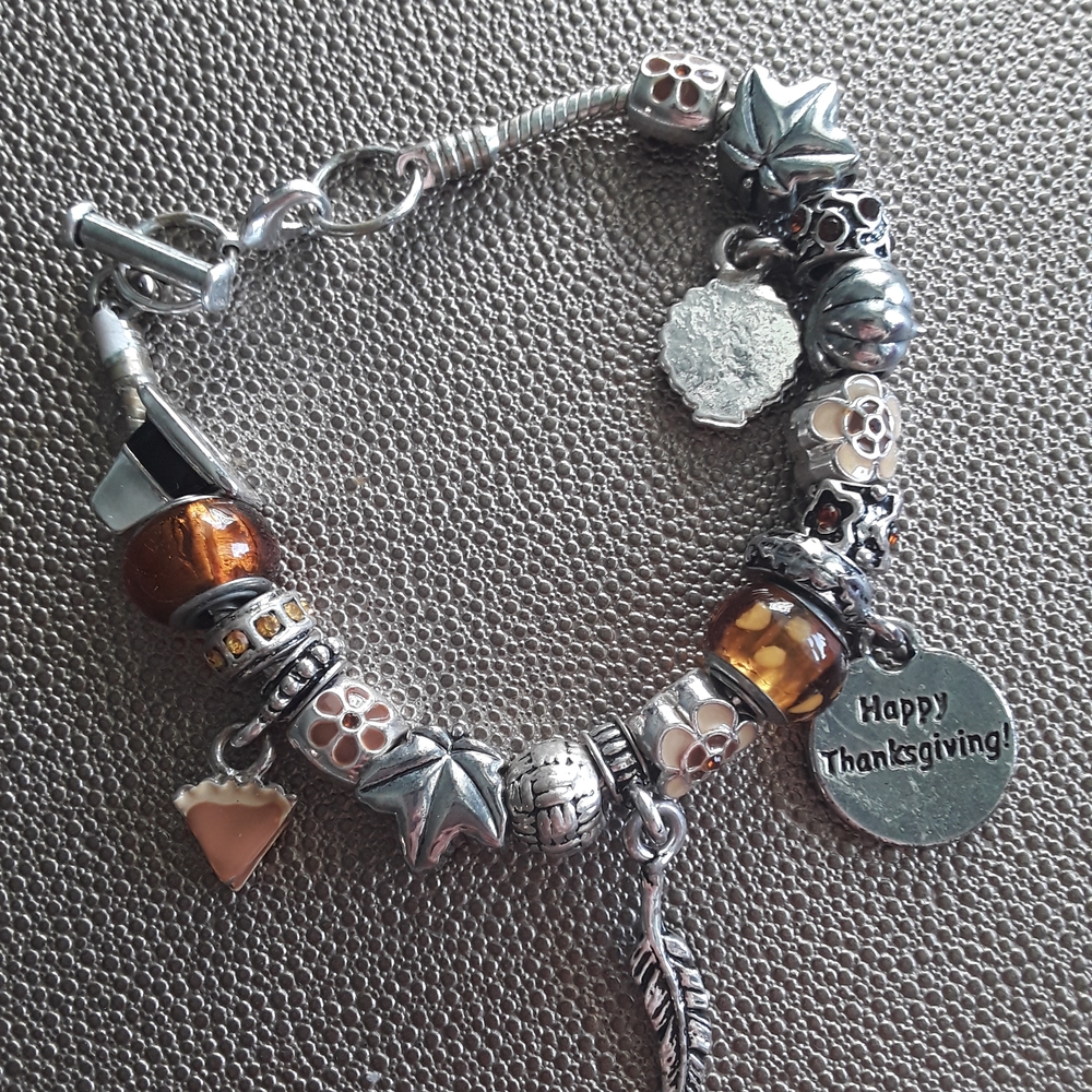 Willabee & Ward November Charm Bracelet Thanksgiving Fall Women's Jewelry